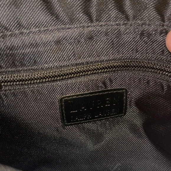 Lauren by Ralph Lauren Houndstooth Pattern Shoulder Bag. NWOT. Prestine cond. - Picture 10 of 12